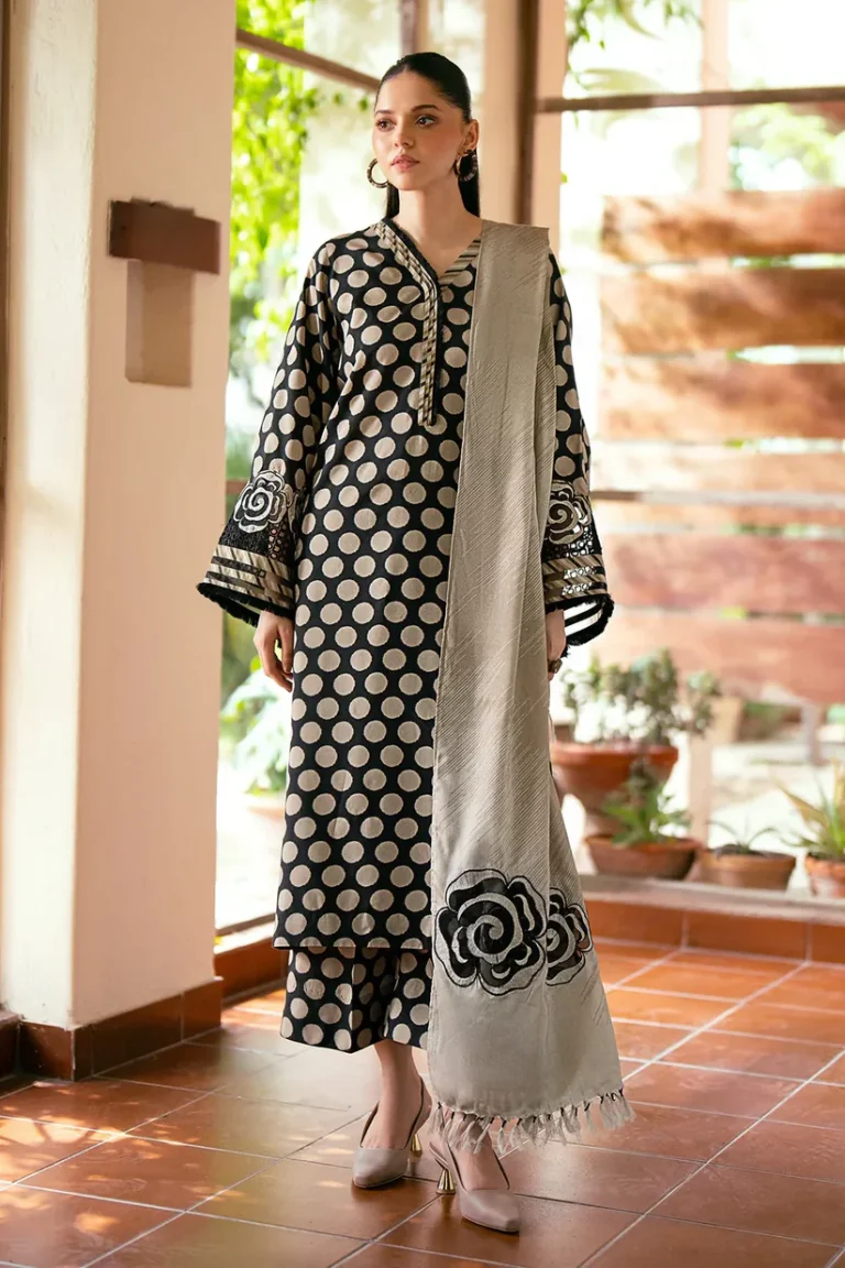Premium Dotted Three Pieces